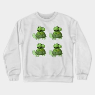 Cute turtle island pack Crewneck Sweatshirt